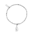Chlobo Iconics Soul Glow Interlocking Heart and Angel Wing Bracelet CBO-580 Image 1