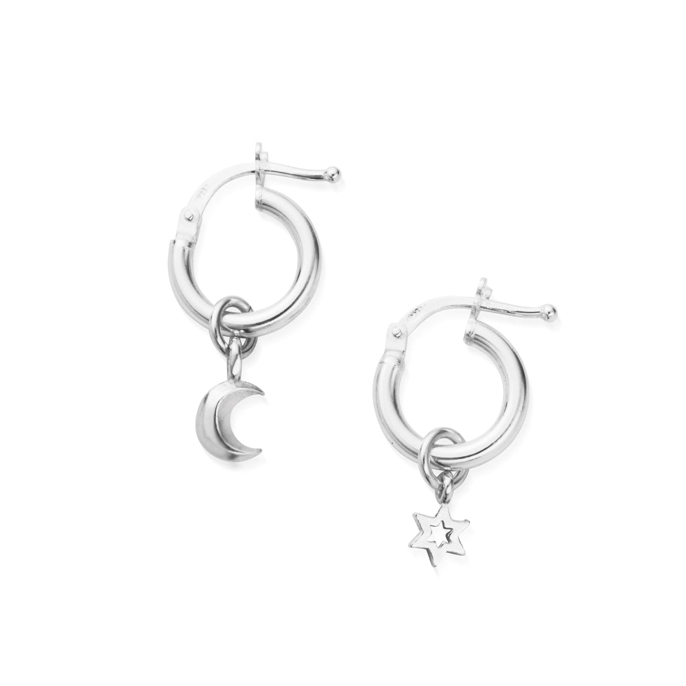 Chlobo Iconics Wisdom and Guidance Small Hoop Earrings CBO-565 Image 1