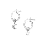 Chlobo Iconics Wisdom and Guidance Small Hoop Earrings CBO-565 Image 1