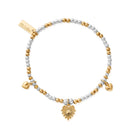 Chlobo Mixed Metal Gold Plated and Silver Everyday Love Bracelet CBO-633 Image 1
