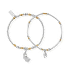 ChloBo Mixed Metal Strength & Courage Set of 2 Bracelet CBO-753 Image 1
