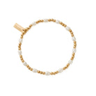 Chlobo Pearl Gold Plated Cute Charm Bracelet CBO-639 Image 1