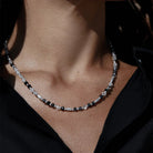 Chlobo Sterling Silver Aura Strengthening Black Rutilated Quartz Necklace CBO-656 Image 3