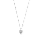 ChloBo Sterling Silver Bobble Chain Heart Necklace CBO-100 Image 1
