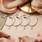 ChloBo Sterling Silver Childrens Initial Bracelet CBO-431/A Image 2