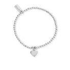 ChloBo Sterling Silver Cute Charm Heart Bracelet CBO-042 Image 1