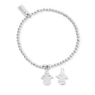 ChloBo Sterling Silver Cute Charm Made For An Angel Bracelet CBO-046 Image 1