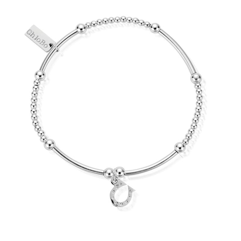 ChloBo Sterling Silver Cute Mini Horseshoe Bracelet CBO-022 Image 1
