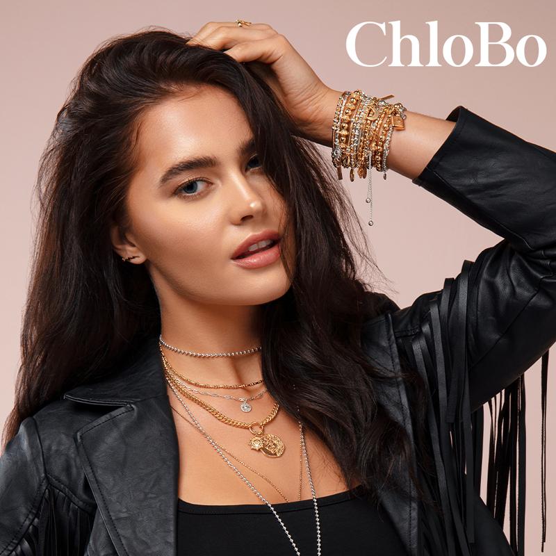 ChloBo Sterling Silver Delicate Evil Eye Necklace CBO-097 Image 3