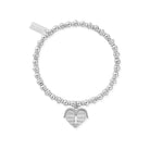 ChloBo Sterling Silver Didi Sparkle Heavenly Heart Bracelet CBO-054 Image 1