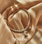 ChloBo Sterling Silver Didi Sparkle Starry Moon Bracelet CBO-053 Image 2