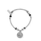 Chlobo Sterling Silver Divine Goddess Black Rutilated Quartz Bracelet CBO-648 Image 1