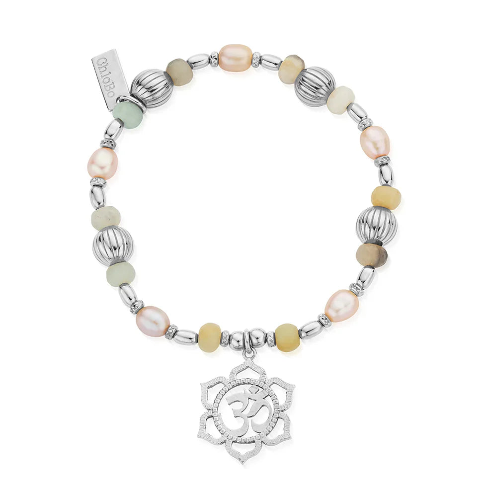 ChloBo Sterling Silver Divine Lotus Bracelet CBO-717 Image 1