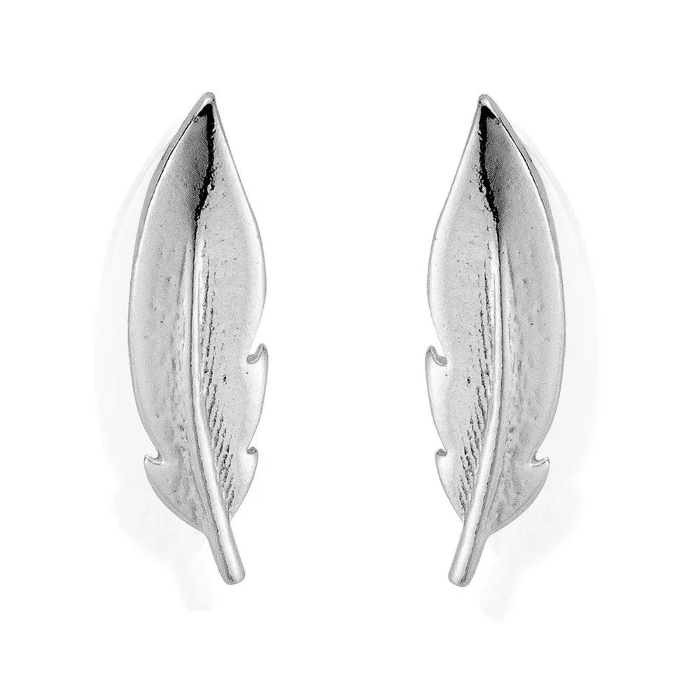 Chlobo Sterling Silver Feather Cuff Earring CBO-702 Image 1