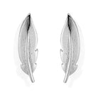 Chlobo Sterling Silver Feather Cuff Earring CBO-702 Image 2