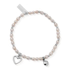 ChloBo Sterling Silver Forever Love Pearl Bracelet CBO-242 Image 1