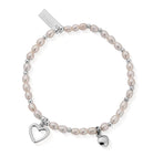 ChloBo Sterling Silver Forever Love Pearl Bracelet CBO-242 Image 1