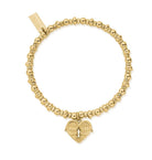 ChloBo Sterling Silver Gold Plated Didi Sparkle Heavenly Heart Bracelet CBO-174 Image 1