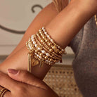 ChloBo Sterling Silver Gold Plated Didi Sparkle Heavenly Heart Bracelet CBO-174 Image 3