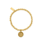 ChloBo Sterling Silver Gold Plated Didi Sparkle Moonflower Bracelet CBO-057 Image 1