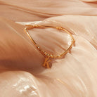 ChloBo Sterling Silver Gold Plated Initial Bracelet K CBO-340 Image 2