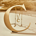ChloBo Sterling Silver Gold Plated Initial Necklace C CBO-280 Image 3
