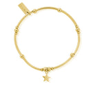 ChloBo Sterling Silver Gold Plated Mini Noodle Ball Sun Bracelet CBO-035 Image 1