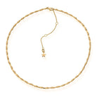 ChloBo Sterling Silver Gold Plated Rhythm Of Water Necklace CBO-110 Image 1