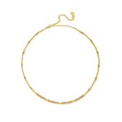 ChloBo Sterling Silver Gold Plated Soulful Rays Citrine Choker Necklace CBO-146 Image 1
