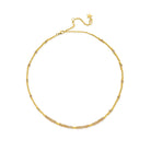 ChloBo Sterling Silver Gold Plated Soulful Rays Citrine Choker Necklace CBO-146 Image 1