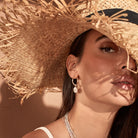 ChloBo Sterling Silver Gold Plated Sun Catcher Hoop Earrings CBO-158 Image 2