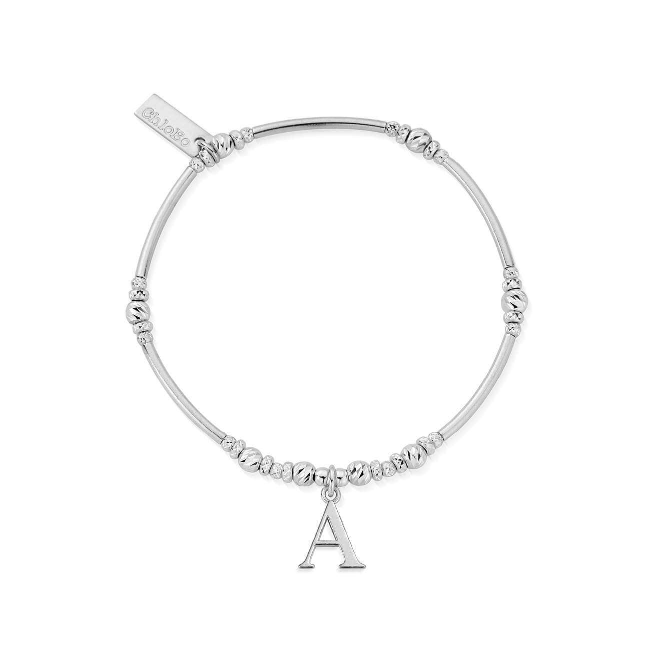 ChloBo Sterling Silver Initial Bracelet A CBO-304 Image 1