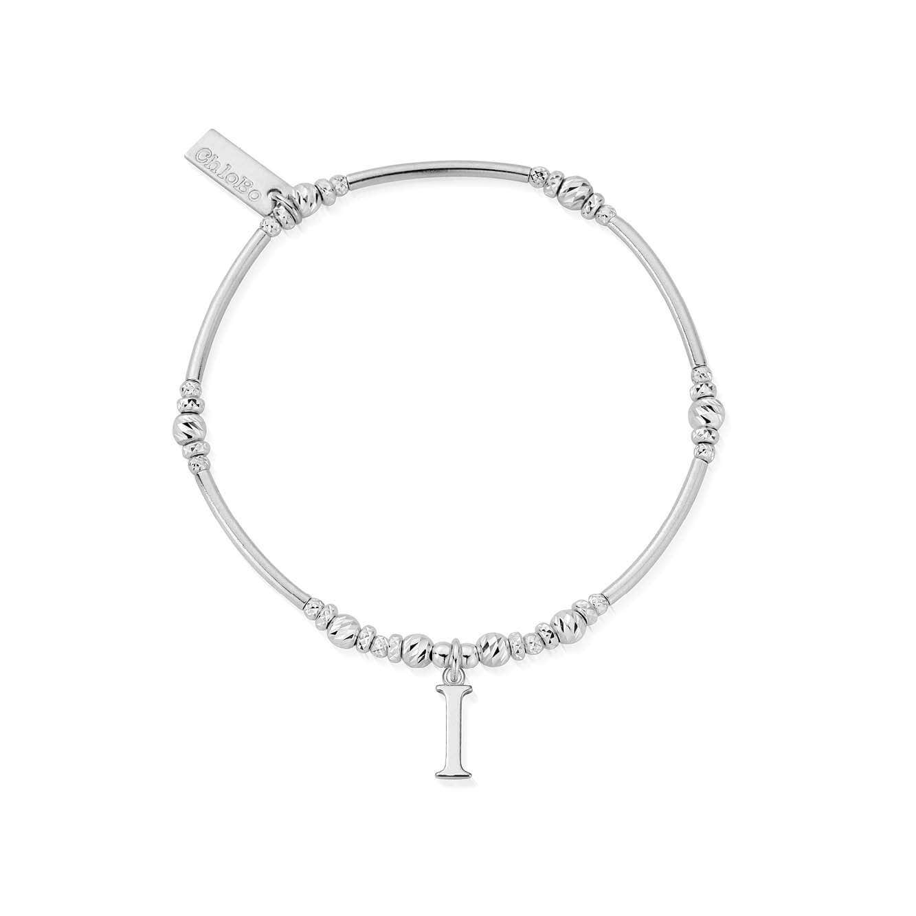 ChloBo Sterling Silver Initial Bracelet I CBO-312 Image 1