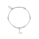 ChloBo Sterling Silver Initial Bracelet L CBO-315 Image 1