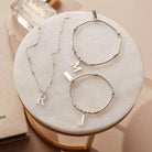 ChloBo Sterling Silver Initial Bracelet M CBO-316 Image 2