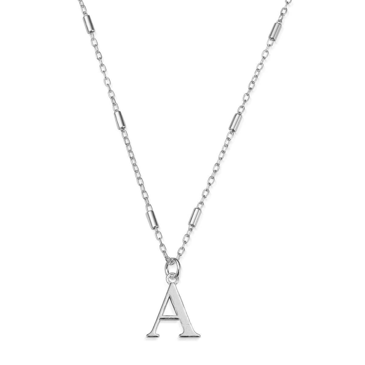 ChloBo Sterling Silver Initial Necklace A CBO-252 Image 1