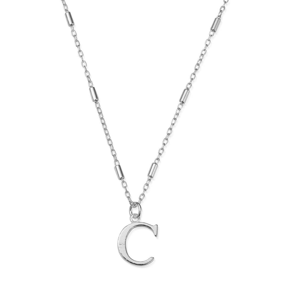 ChloBo Sterling Silver Initial Necklace C CBO-254 Image 1