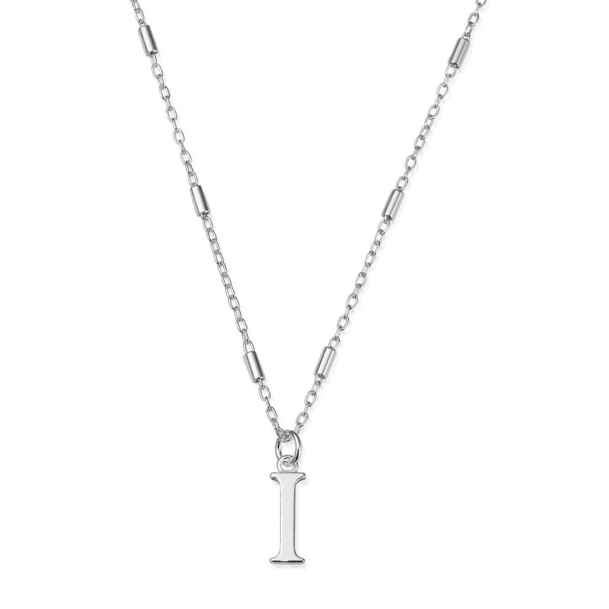 ChloBo Sterling Silver Initial Necklace I CBO-260 Image 1