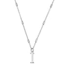 ChloBo Sterling Silver Initial Necklace I CBO-260 Image 1