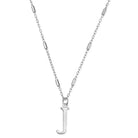 ChloBo Sterling Silver Initial Necklace J CBO-261 Image 1