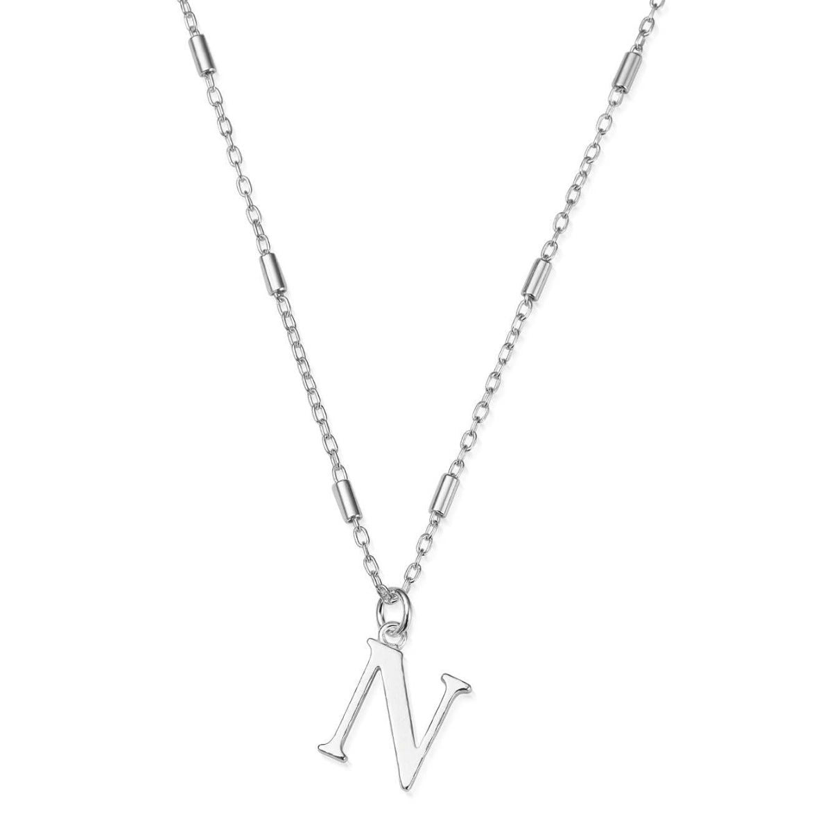 ChloBo Sterling Silver Initial Necklace N CBO-265 Image 1