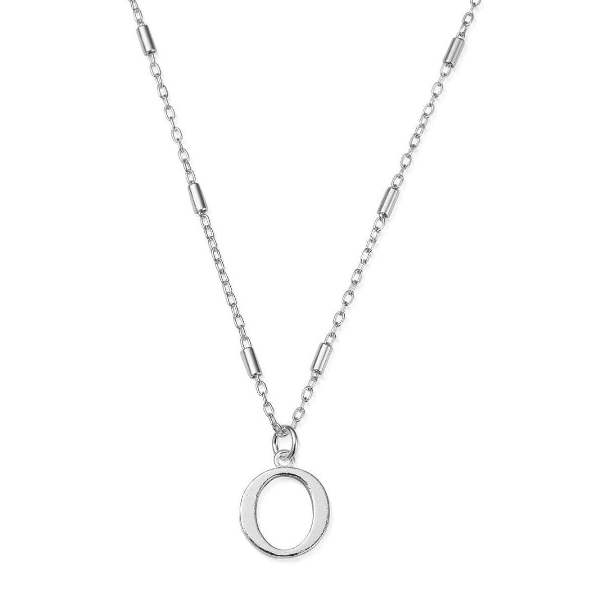 ChloBo Sterling Silver Initial Necklace O CBO-266 Image 1