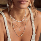 ChloBo Sterling Silver Initial Necklace U CBO-272 Image 3