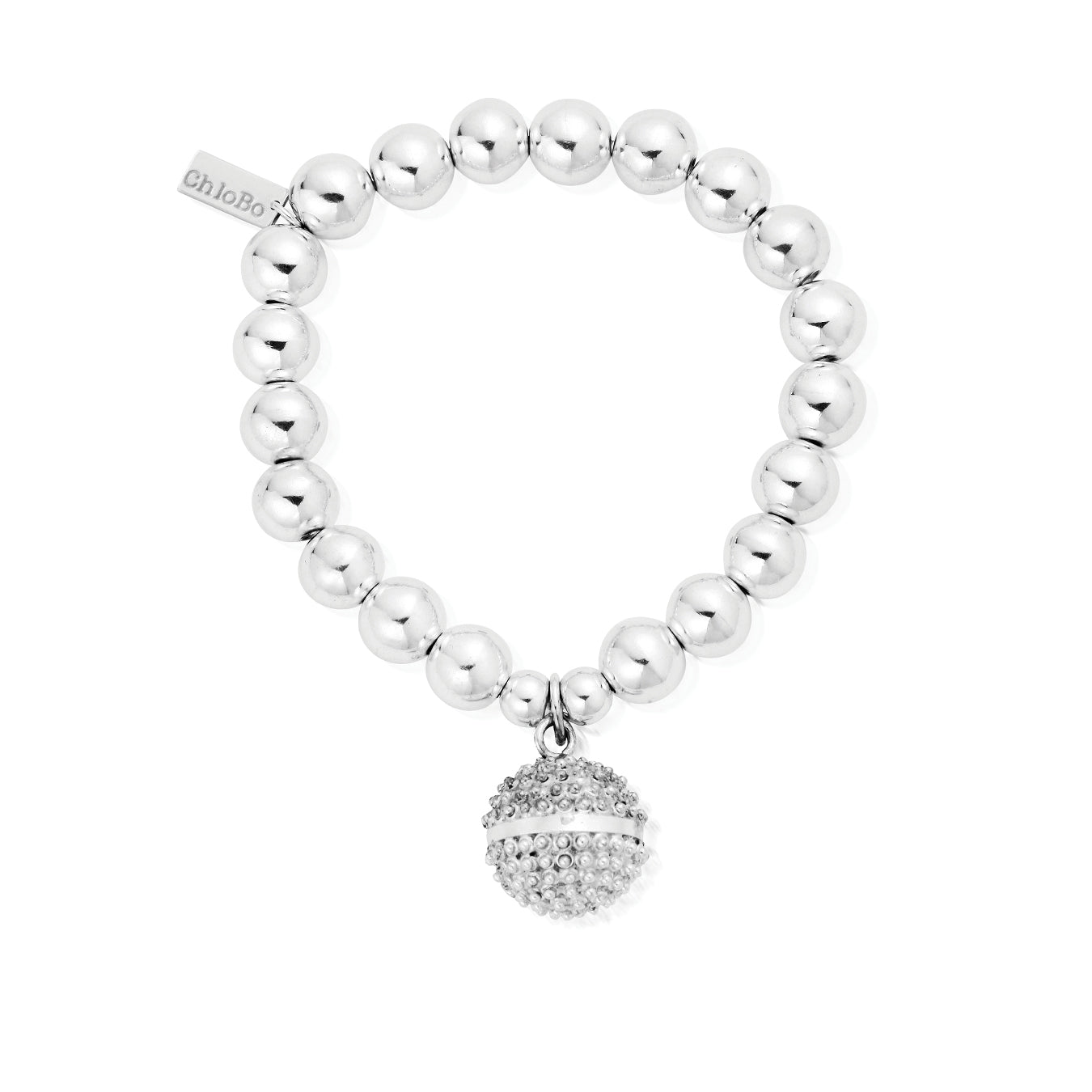 ChloBo Sterling Silver Medium Ball Dreamball Bracelet CBO-223 Image 1