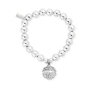 ChloBo Sterling Silver Medium Ball Dreamball Bracelet CBO-223 Image 1