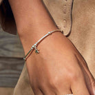 ChloBo Sterling Silver Mini Noodle Ball Star Bracelet CBO-031 Image 2