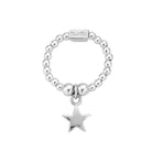 ChloBo Sterling Silver Mini Star Stretch Ring CBO-358/S Image 1