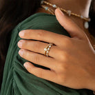 ChloBo Sterling Silver Peace and Balance set of 2 Rings CBO-727/M Image 2