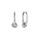 Chlobo Sterling Silver Power Within Oval Hoops CBO-663 Image 1