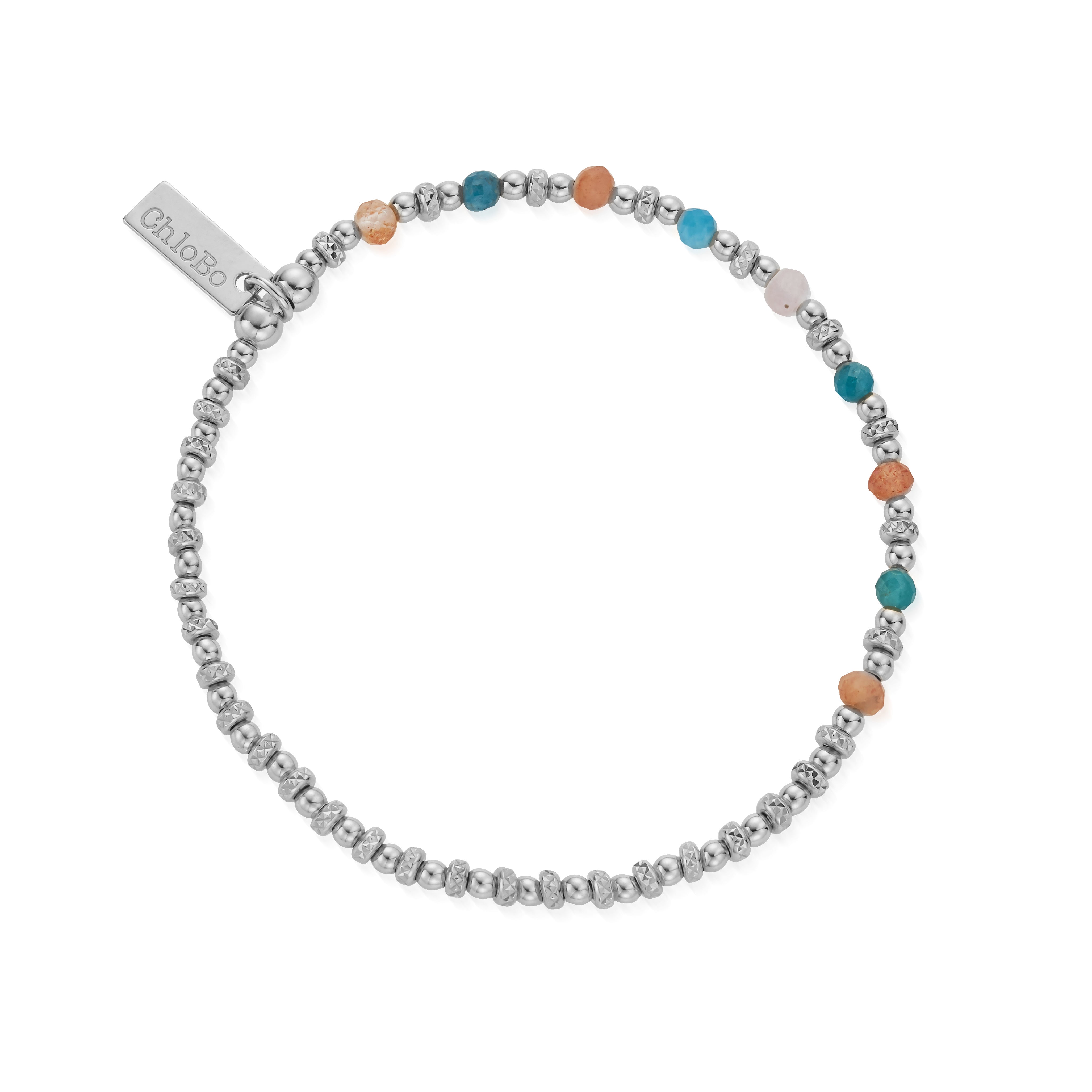 ChloBo Sterling Silver Radiant Aura Bracelet CBO-487 Image 1